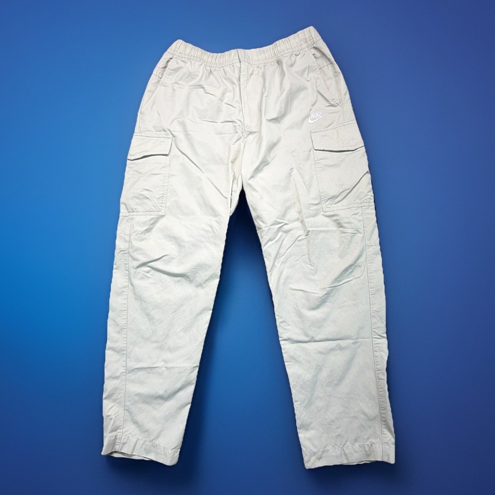 Nike Sportswear Woven Unlined Utility Cargo Pants Men XL Beige Jogger DD5207-072